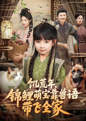 饥荒年，锦鲤萌宝靠兽语带飞全家（75集）热门短剧免费看